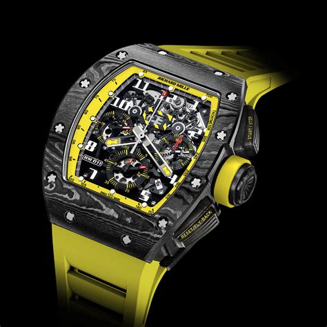 richard mille yellow band|richard mille red strap price.